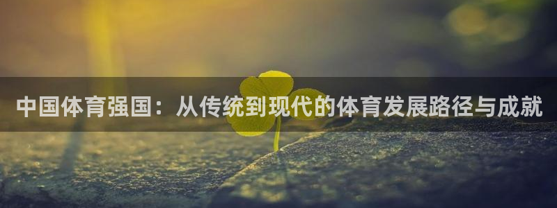 欧亿体育官方正版app神州：中国体育强国：从传统到现代的体育